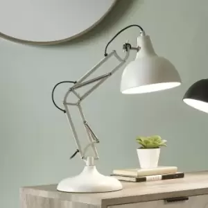 Image of Matt White Task Table Lamp