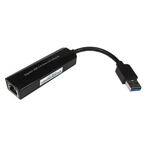 image of NEWlink USB 3.0 Type A Male to RJ45 Female Cat6 Gigabit Ethernet Adaptor