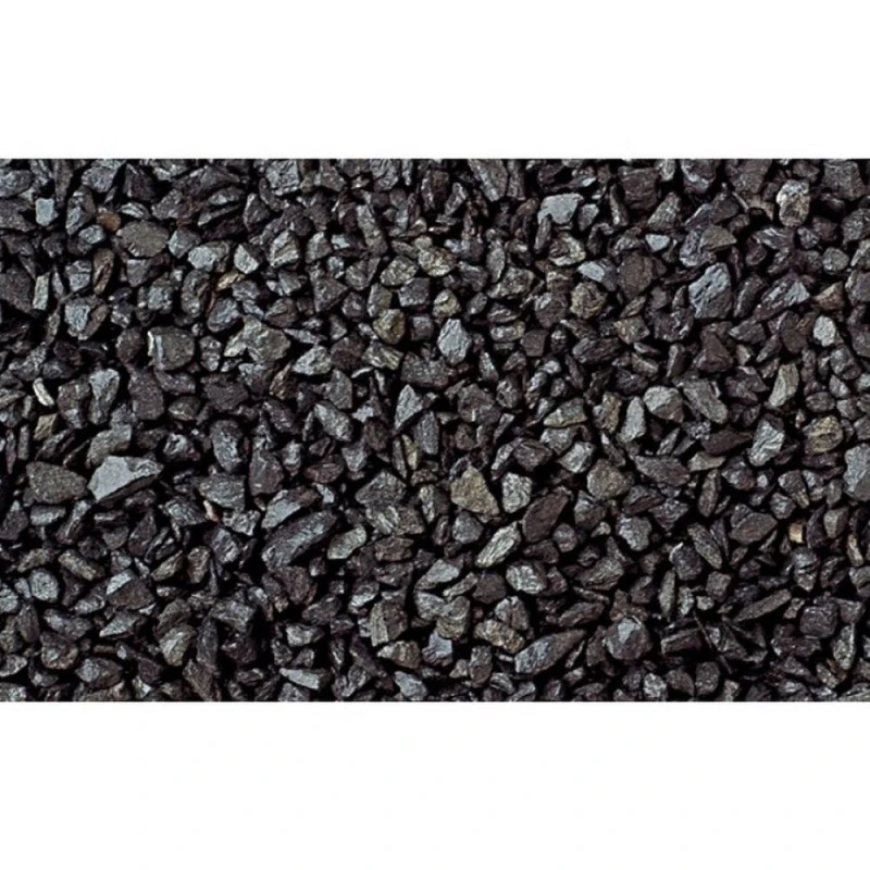Image of Buttercup Farm 14mm - Charcoal Black Stone Chippings Premium Aggregate BulkBag 850 Kg Black Unisex