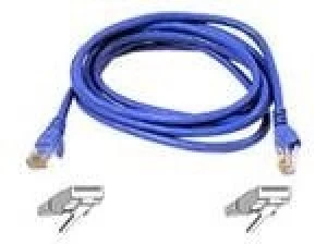 image of Belkin High Performance - Patch cable - RJ-45 (M) - RJ-45 (M) - 2m - UTP - ( CAT 6 ) - blue