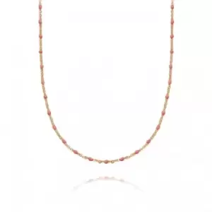 Image of Treasures Pink Beaded Necklace BN04_GP