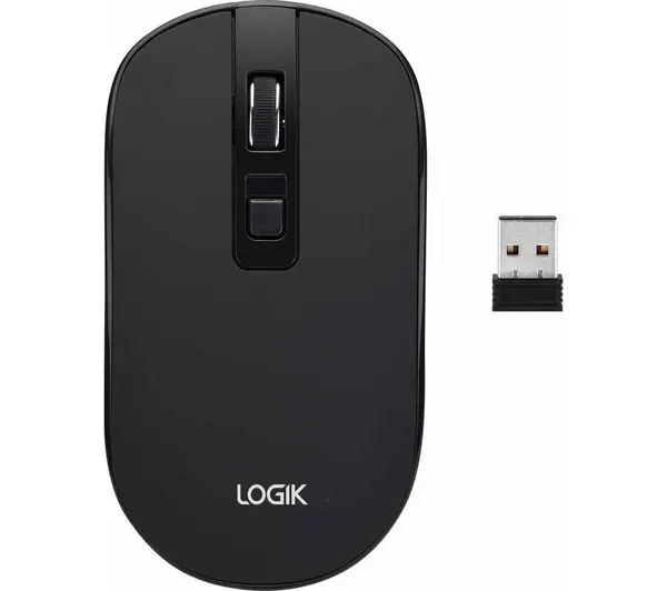 image of Logik LRCMWL24 Wireless Optical Mouse