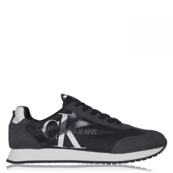 Image of Calvin Klein Jeans Jester Lace Trainers - Black/Grey