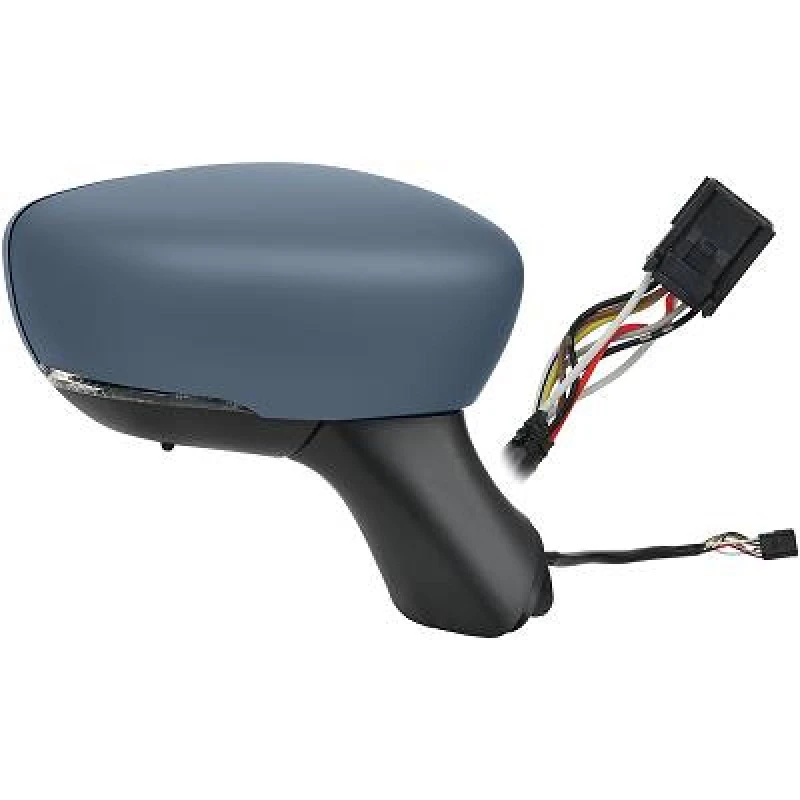 Image of DIEDERICHS 4417028 Wing mirror Right, with temperature sensor, primed Outside Mirror (50)