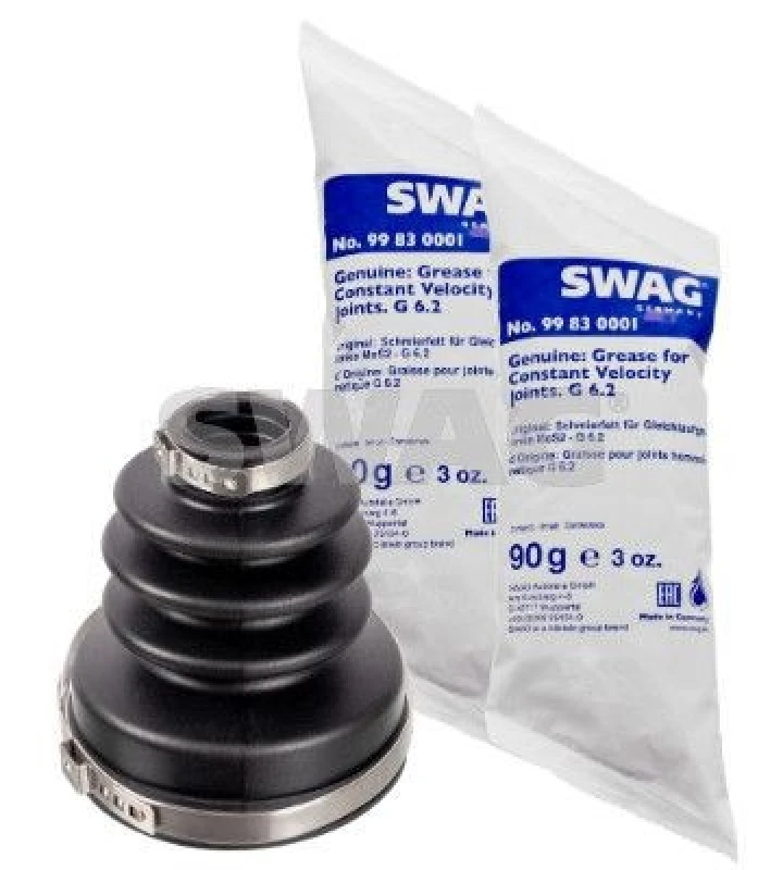Image of CV boot kit, drive shaft SWAG 33 10 1015