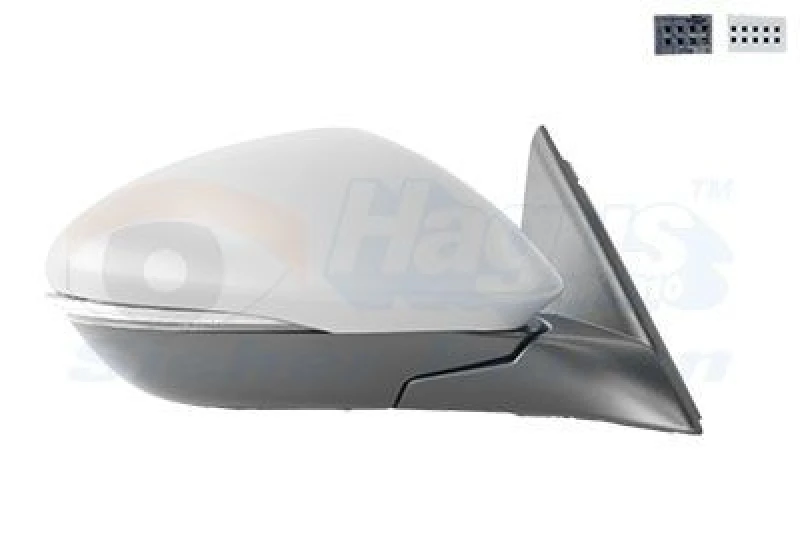Image of VAN WEZEL Wing mirror VAN WEZEL 0125808