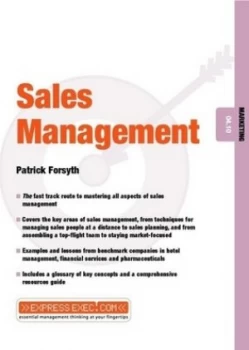 Image of Sales Management by Patrick Forsyth Book