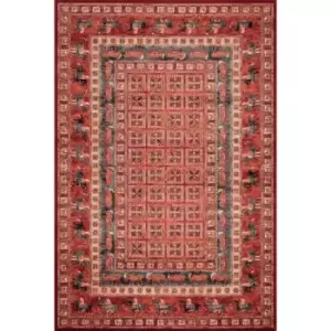 Mastercraft Kashqai 4301/300 Rug - 240 x 340cm, Wool - Red