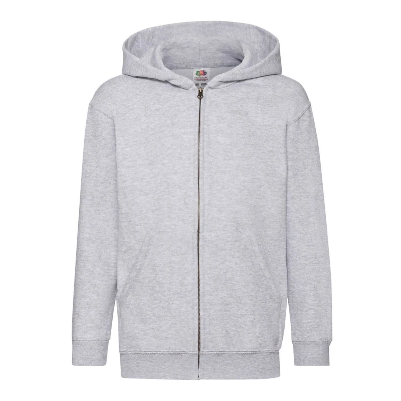 Image of Fruit Of The Loom SS225 boys's Children's sweatshirt in Grey