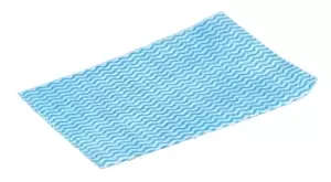 image of Disposable Wiping Cloths - Blue - Pack of 50 13913LB/50 CLEENOL