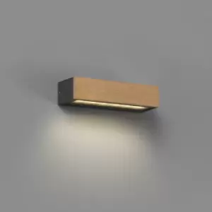 Image of Lako LED Outdoor Wood Wall Lamp IP65
