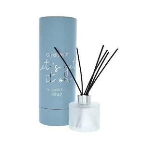 image of 150ml Reed Diffuser In Round Tube 'LetS Get It On' - Honeysuckle & Ivy Scent