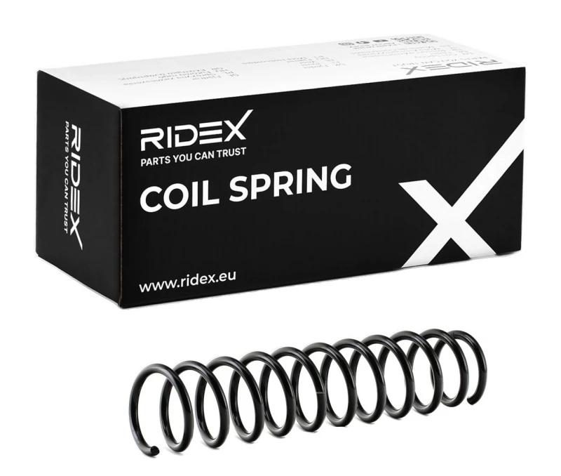 Image of RIDEX 188C0123 Coil spring Rear Axle Coil Spring (188)