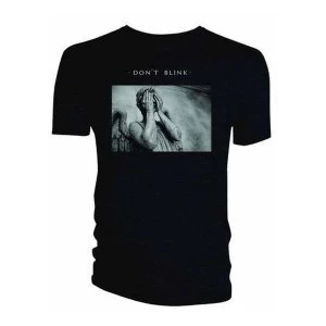 Image of Doctor Who - Weeping Angel Album Don't Blink Mens XX-Large T-Shirt - Black