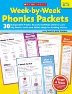 Image of week by week phonics packets 30 independent practice packets that help chil