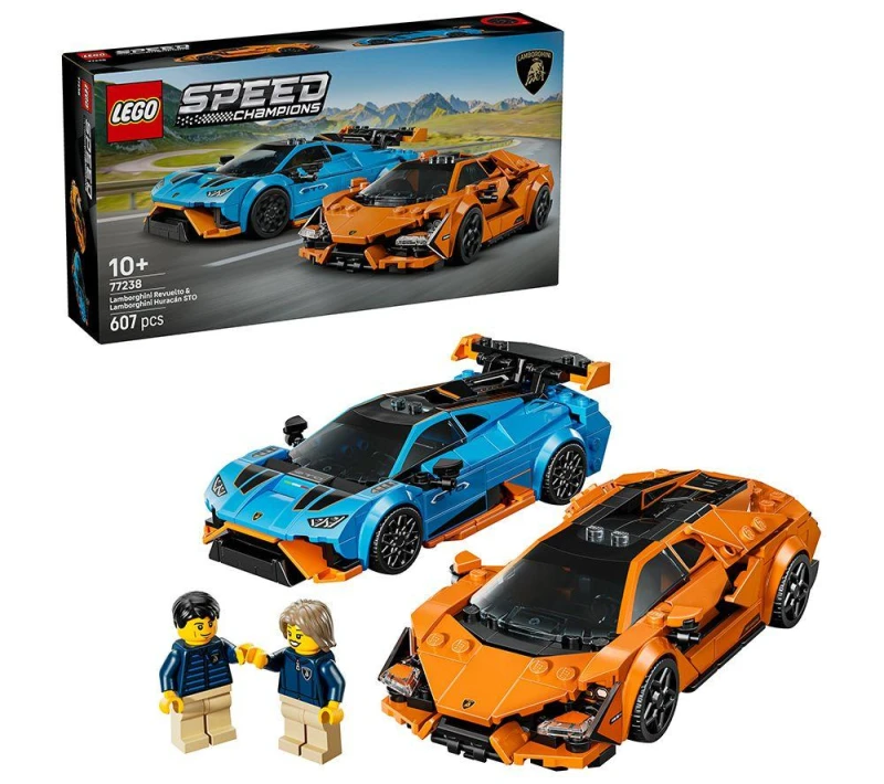 Image of LEGO Speed Champions 77238 Lamborghini Revuelto & Huracan STO Set 5702017816067