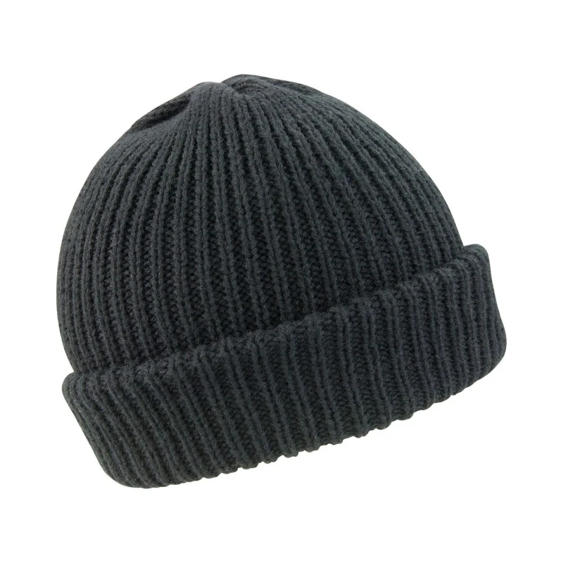 Image of Result Result Men Whistler Beanie in Black One Size Male 5063527385420