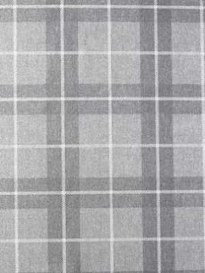 Image of Arthouse Heritage Check Grey/Silver Wallpaper