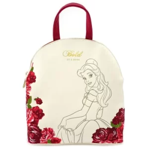 Image of Loungefly Disney Beauty And The Beast Belle Faux Leather Mini Backpack