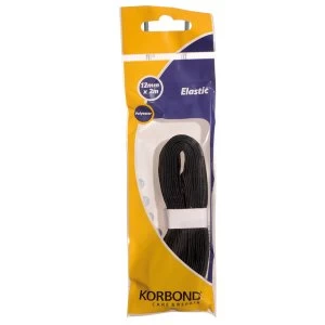 image of Korbond Black Elastic 12mm x 2m