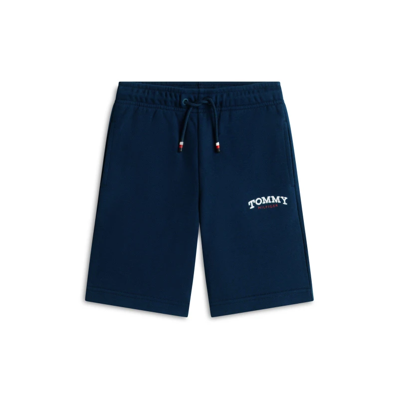 Image of TOMMY HILFIGER Tommy Monogram Short Jn62 Fleece Shorts 12Y Blue 47233818215