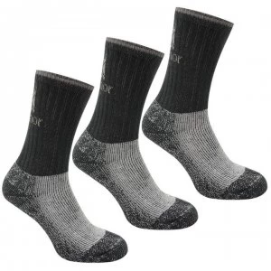 Image of Karrimor Heavyweight Boot Sock 3 Pack Ladies - Black