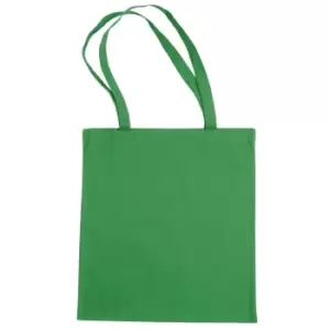 image of Jassz Bags "Beech" Cotton Large Handle Shopping Bag / Tote (Pack of 2) (One Size) (Dark Green)