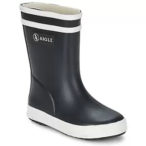 Image of Aigle BABY FLAC boys's Childrens Wellington Boots in Blue - Sizes 3 toddler,3.5 toddler,4.5 toddler,5.5 toddler,3 toddler,6 toddler,3.5 toddler,4.5 to