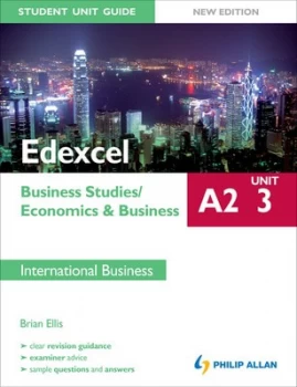 Image of Edexcel A2 Business Studies. Unit 3 Economics and Business. by Brian Ellis Paperback