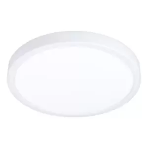 Image of Wall Flush Ceiling Light Colour White Shade White Plastic Bulb LED 20W Included