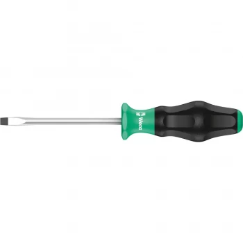 image of Wera Kraftform Comfort Grip Flared Slotted Screwdriver 5mm 100mm