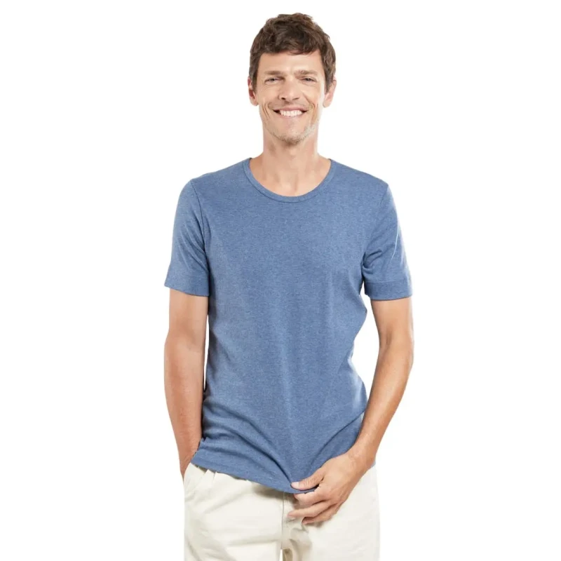 Image of Armor-Lux Short sleeve T-Shirt Armor-Lux Bleu Male L