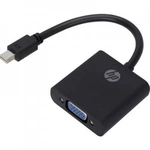 Image of Mini DisplayPort VGA Adapter 1x DisplayPort plug 1x VGA socket Black HP