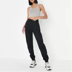 image of Missguided Cargo Trouser - Black