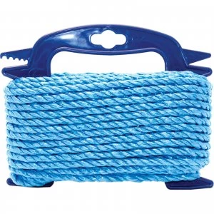 Image of Faithfull Blue Poly Rope 10mm 10m