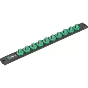 image of Wera 9600 3/8" Drive Magnetic Socket Rail Twist-To-Unlock 3/8"