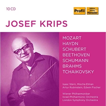 image of Josef Krips - Josef Krips: Mozart/Haydn/Schubert/Beethoven/Schumann/Brahms/... CD