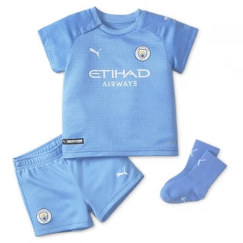 image of Puma Manchester City Home Baby Kit 2021 2022 - Blue