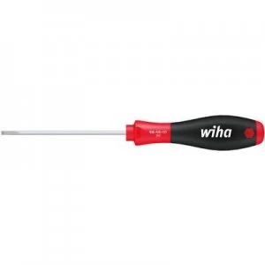Image of Wiha SoftFinish 302 Workshop Slotted screwdriver Blade width 4mm Blade length 150 mm DIN ISO 2380
