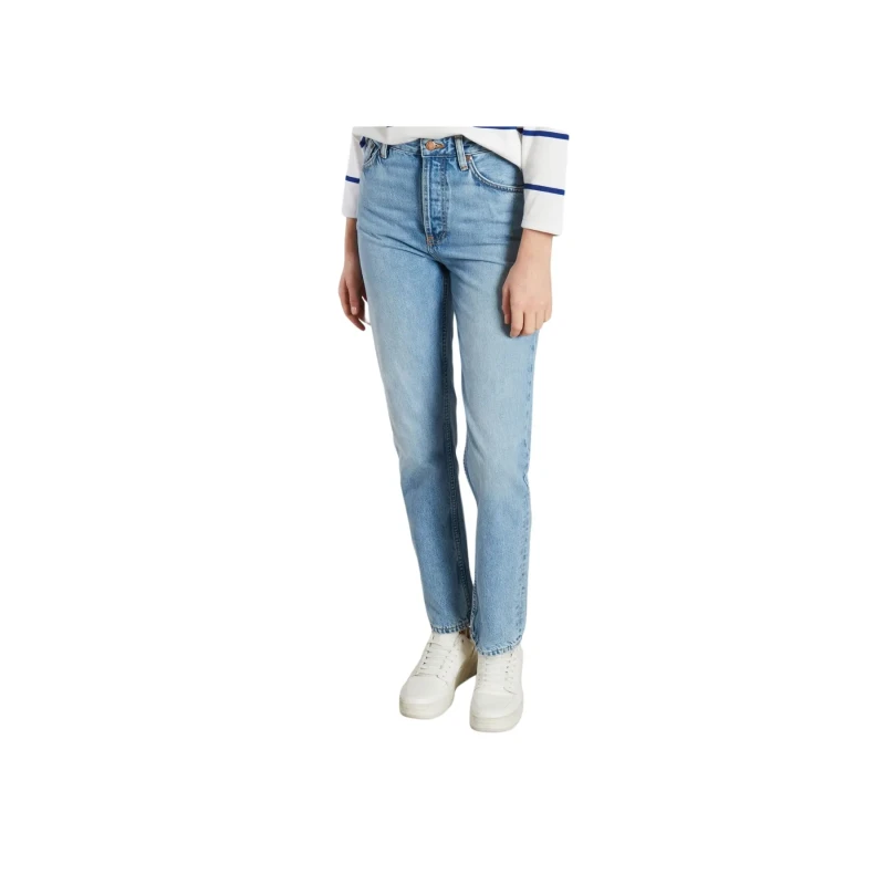 Image of Nudie Jeans Jeans woman Nudie Jeans Lofty Lo Light Vintage Bleu Female 25x30