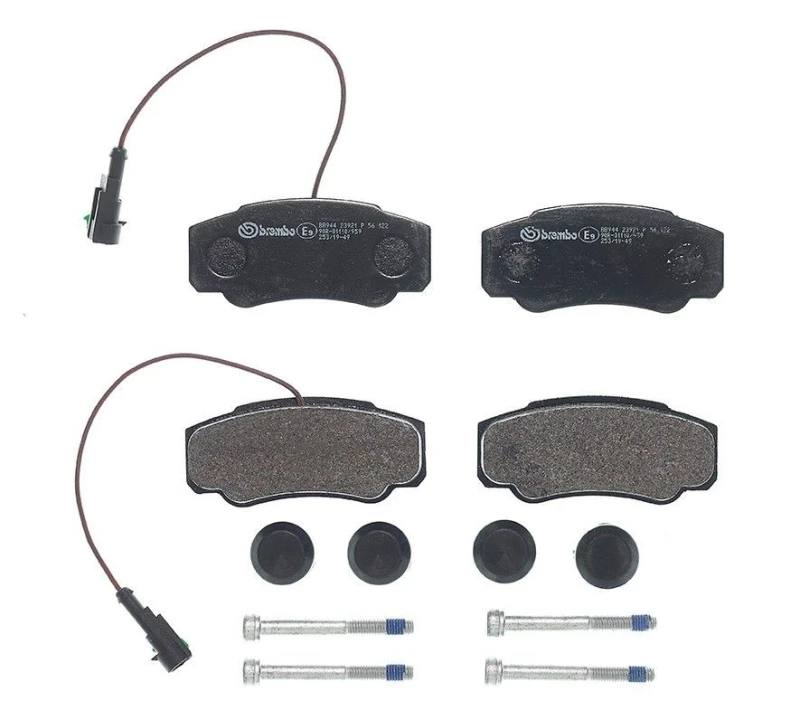Image of BREMBO Brake pad set BREMBO P 56 122