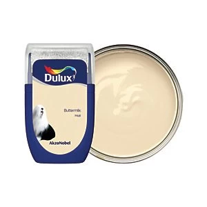 image of Dulux Buttermilk Matt Emulsion Paint 30ml