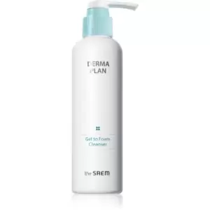 image of The Saem Derma Plan Gentle Cleansing Foam For Sensitive And Intolerant Skin 180