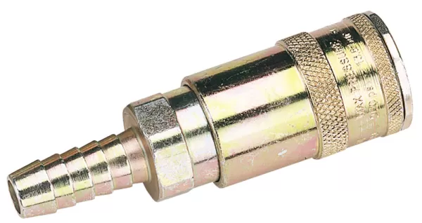 image of Draper 3/8" Bore Verte x Air Line Coupling with Tailpiece (Sold Loose)