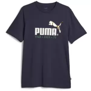 image of Puma No. 1 Logo Celebration Tee - Blue