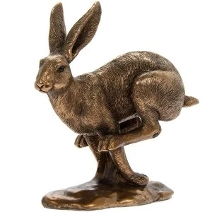 image of Reflections Bronzed Hare Figurine By Lesser & Pavey