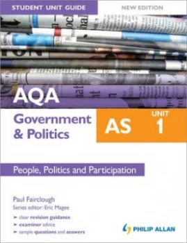 Image of Aqa As Government and Politics. Unit 1 People Politics and Participation by Paul Fairclough Paperback
