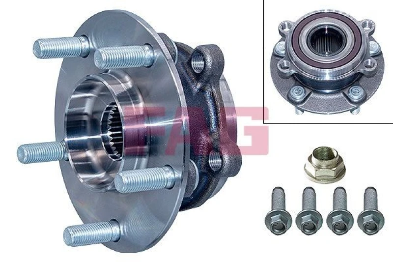 Image of Wheel bearing kit FAG 713 6159 10