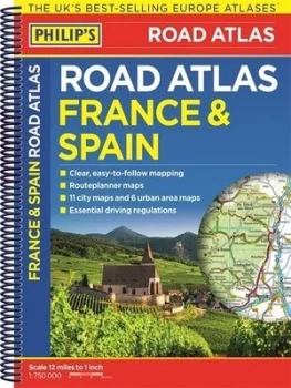 Image of Philips France and Spain road atlas by Philip's Maps