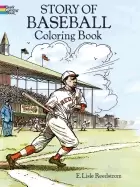 image of story of baseball coloring book